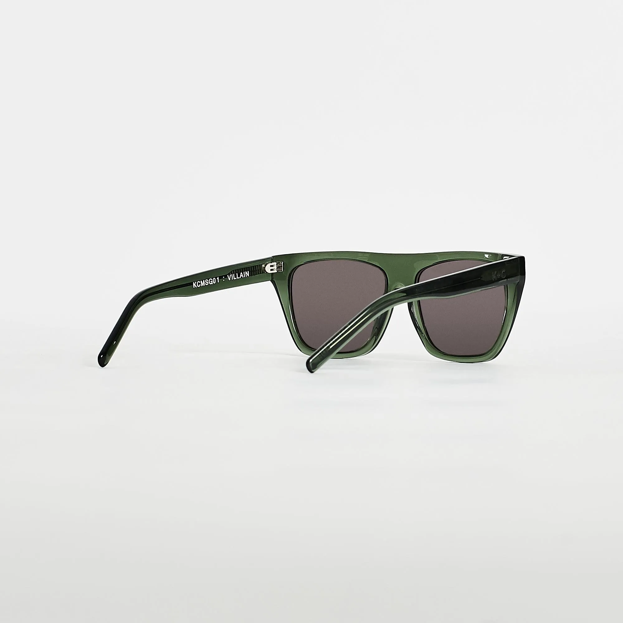 Villain Acetate Sunglasses Transparent Green sold by Neverland product image thumbnail 3