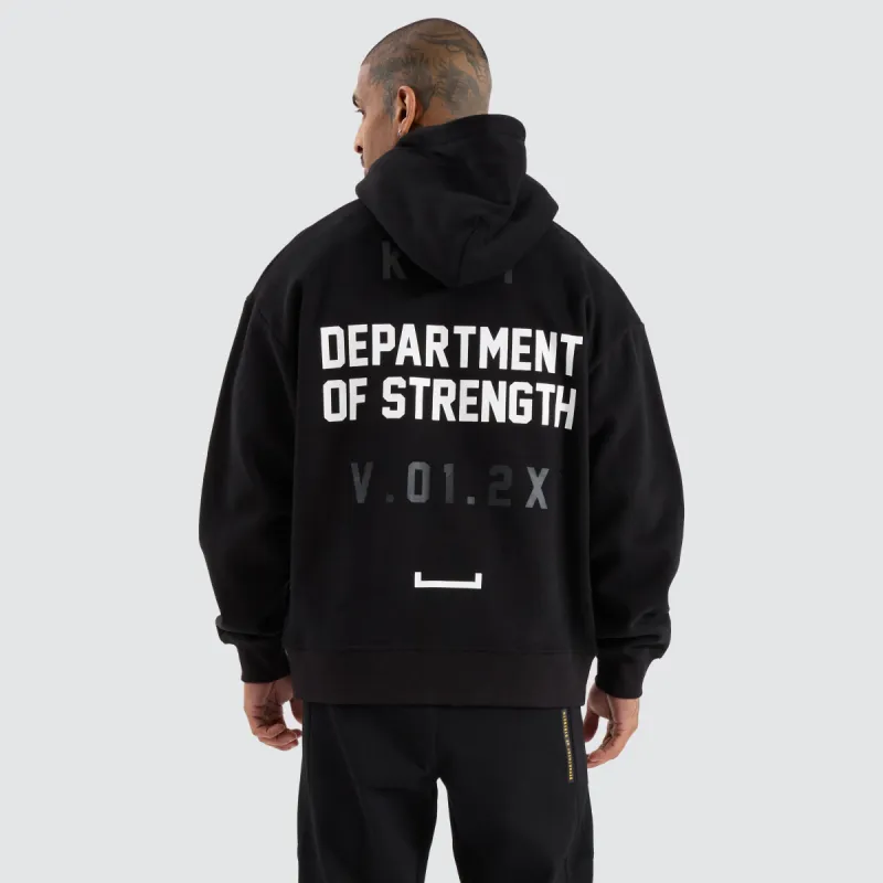 Force Relaxed Hoodie Jet Black sold by Neverland