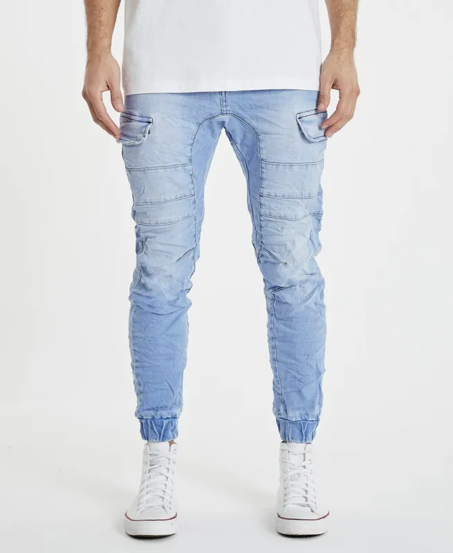 Salem Cargo Jogger Crystal Blue sold by Neverland