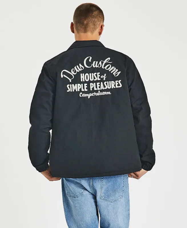 Gulf Coach Jacket Black sold by Neverland