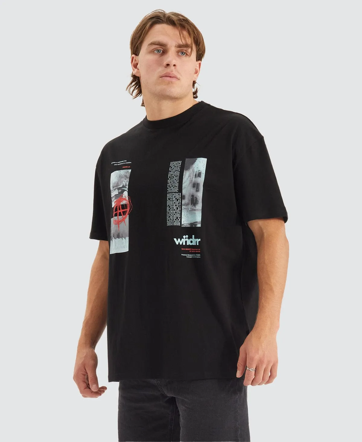 Anarchy Box Fit T-Shirt Black sold by Neverland