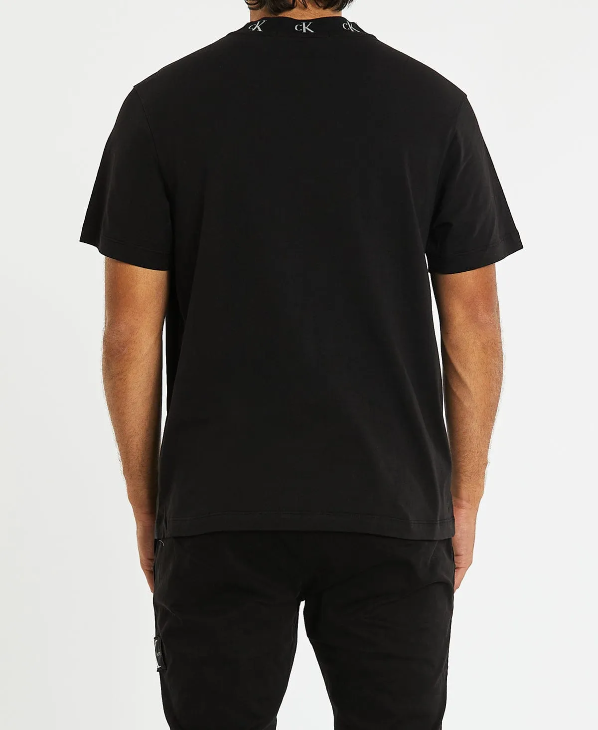 Logo Jacquard T-Shirt Black sold by Neverland product image thumbnail 2