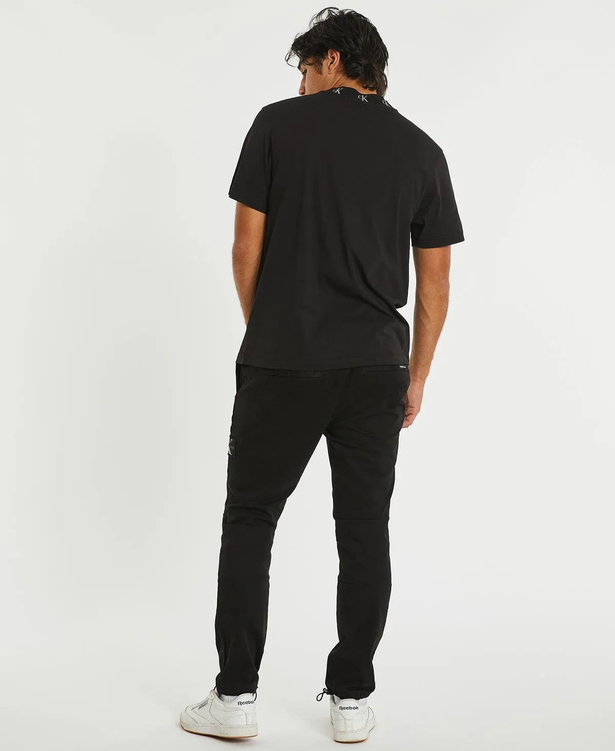 Logo Jacquard T-Shirt Black sold by Neverland product image thumbnail 5