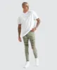 K1 Super Skinny Fit Jeans Destroyed Lichen Green sold by Neverland