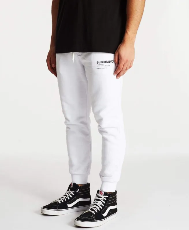 Freedom Track Pants White sold by Neverland