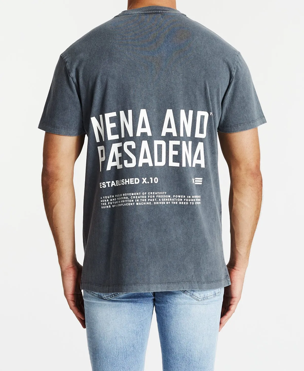 Lost Cause Relaxed T-Shirt Mineral Charcoal sold by Neverland