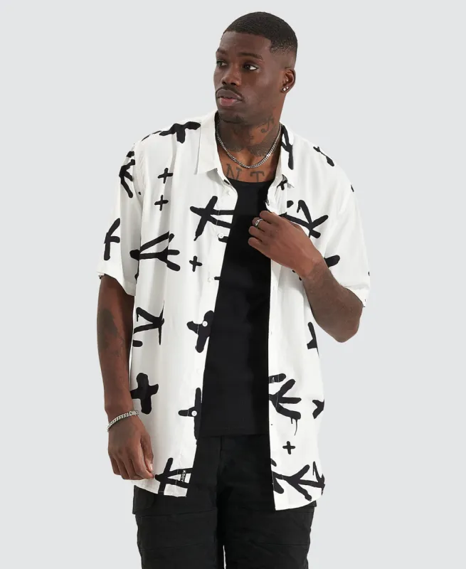 Captor Party Shirt White/Black sold by Neverland