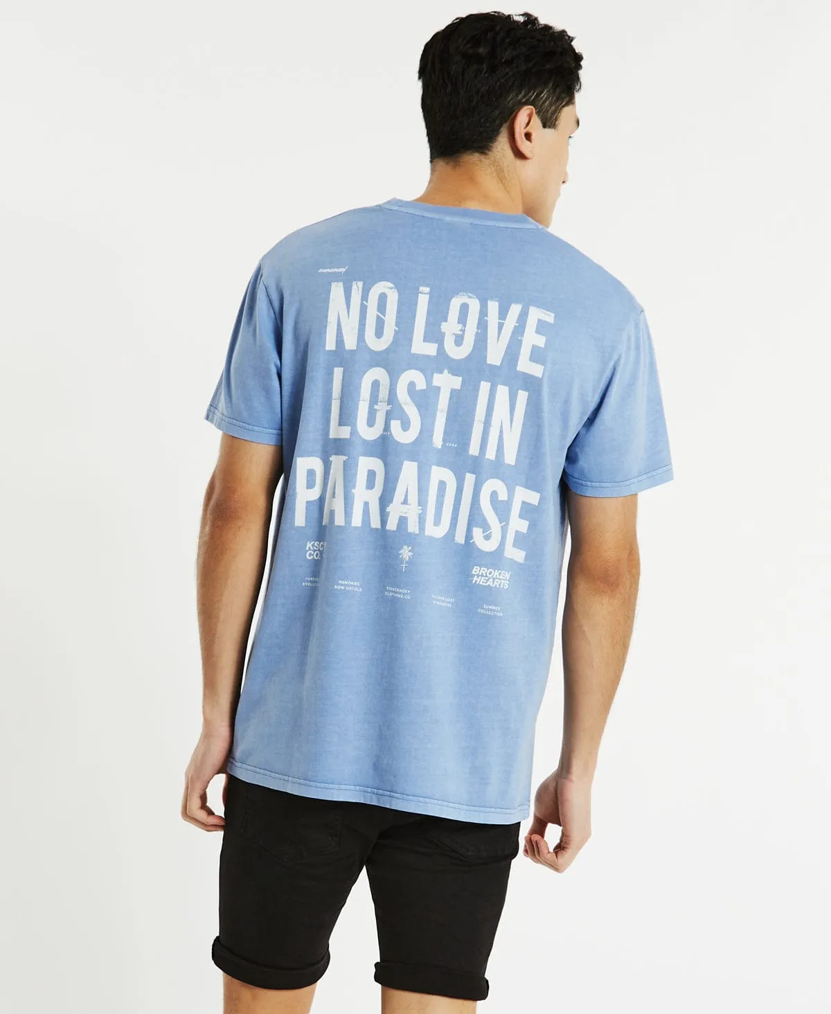 Twisted Relaxed T-Shirt Pigment Lavender sold by Neverland