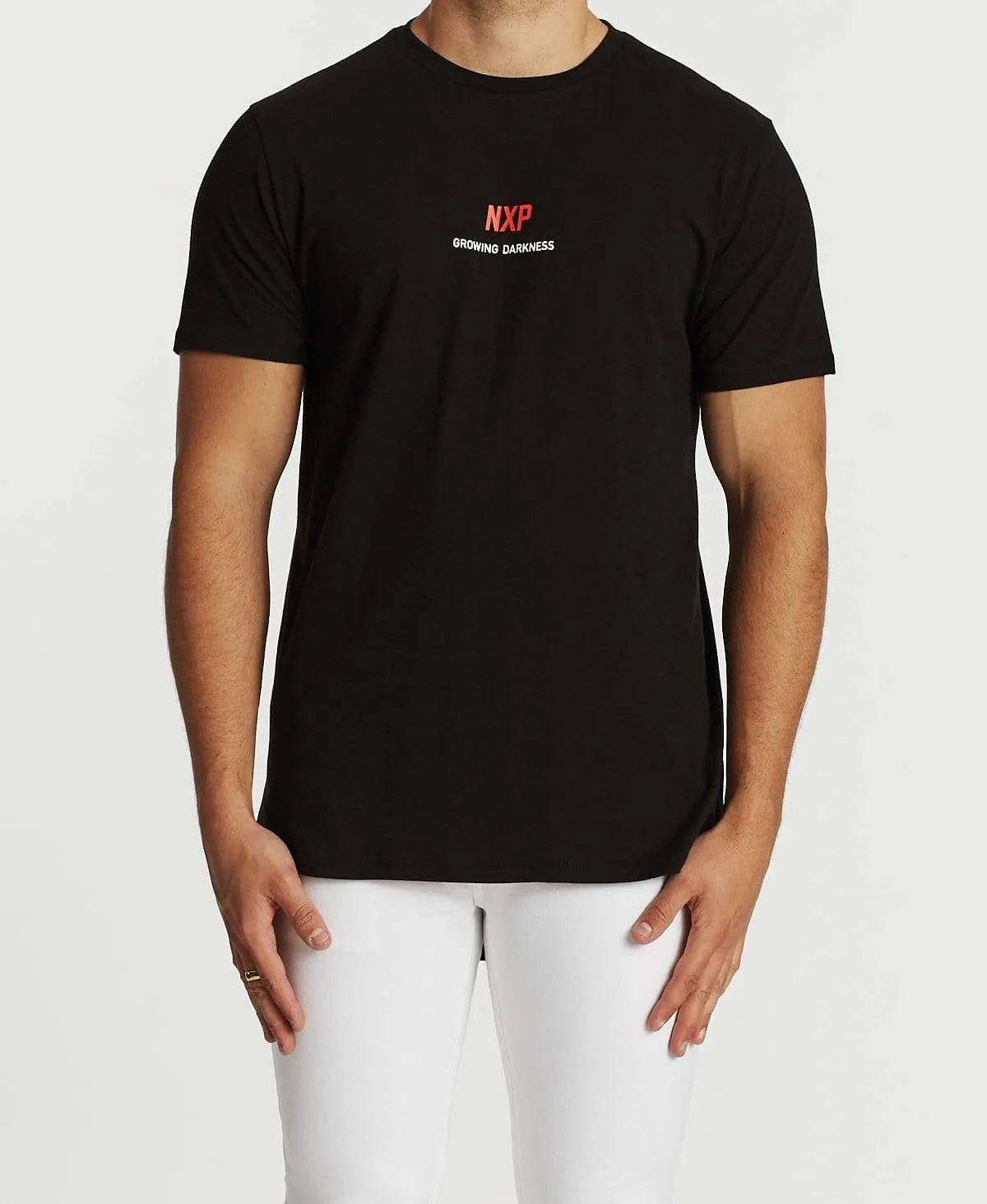 Darkness Cape Back T-Shirt Jet Black sold by Neverland product image thumbnail 2