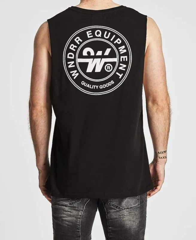 Bank Muscle Tee Black sold by Neverland
