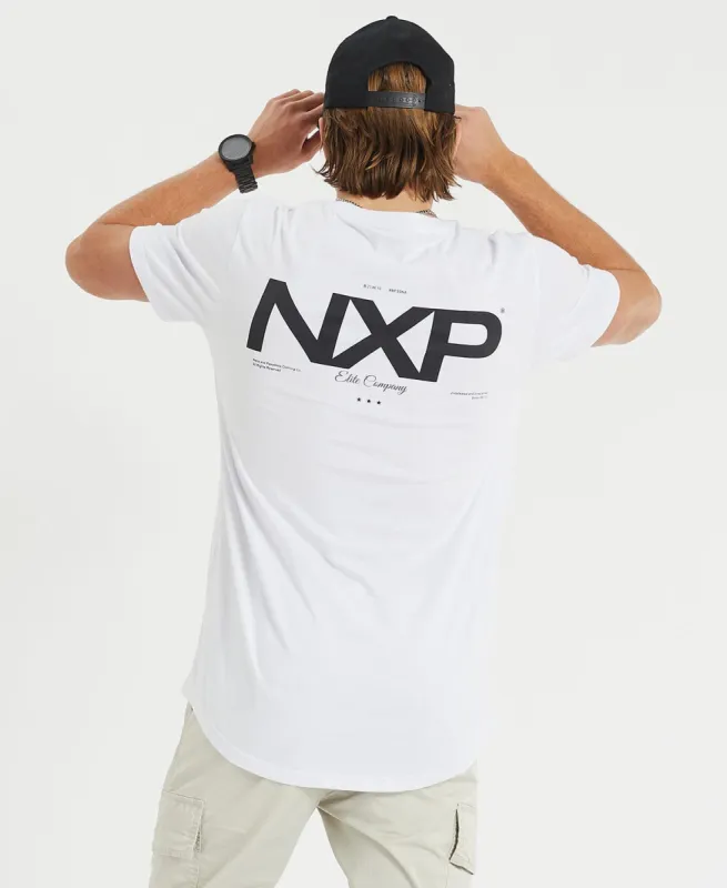 Compound Cape Back T-Shirt White sold by Neverland