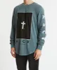 Inferno Dual Curved Long Sleeve T-Shirt Pigment Lead sold by Neverland