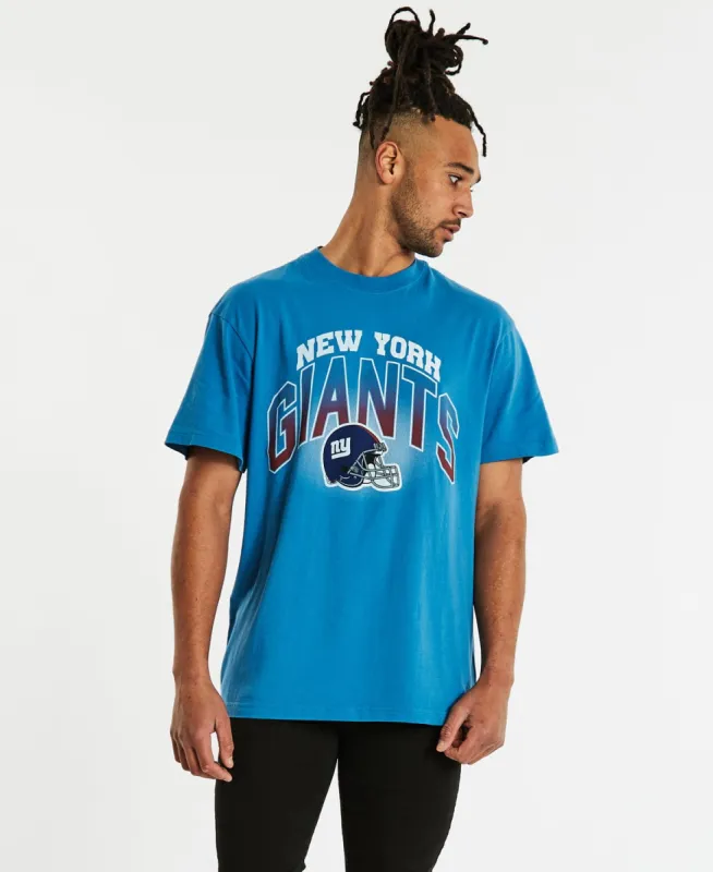Vintage Sport Graphic T-Shirt NY Giants Blue sold by Neverland
