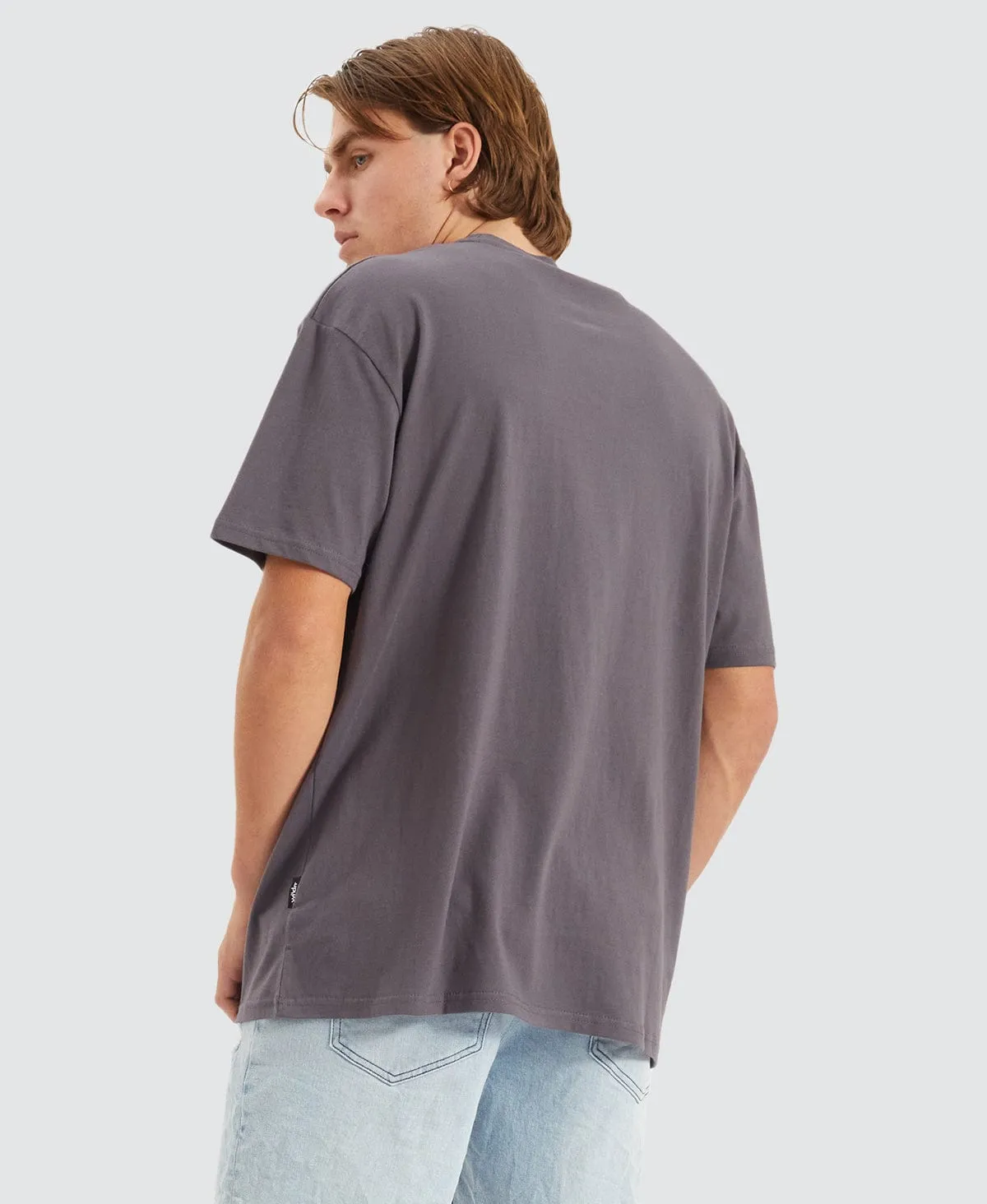 Spaced Out Box Fit T-Shirt Grey sold by Neverland product image thumbnail 4