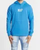 Become The Thunder Step Hem Hoodie Royal Blue sold by Neverland