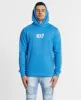 Become The Thunder Step Hem Hoodie Royal Blue sold by Neverland