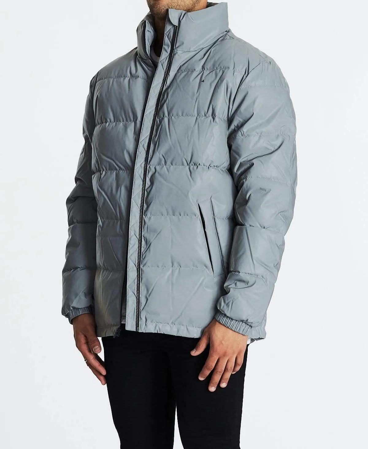 Track Puffer Jacket Reflective sold by Neverland product image thumbnail 3