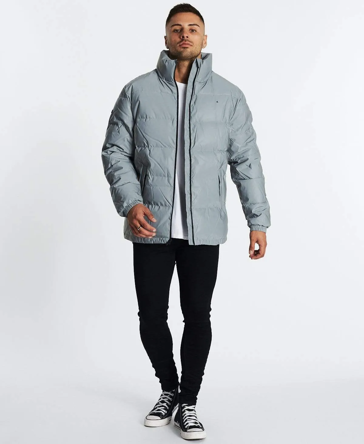 Track Puffer Jacket Reflective sold by Neverland product image thumbnail 4