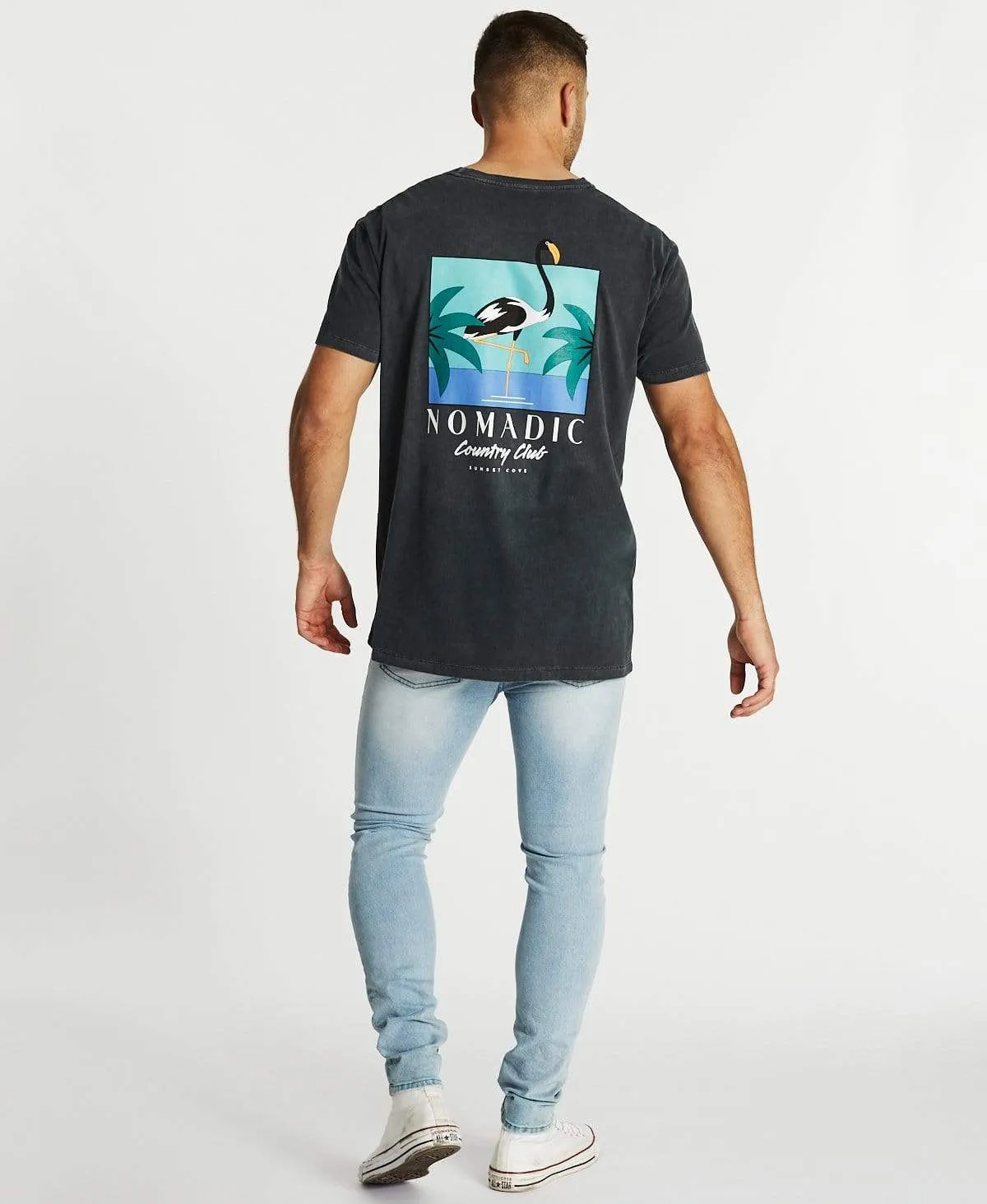 Tropics Standard T-Shirt Pigment Asphalt sold by Neverland product image thumbnail 5