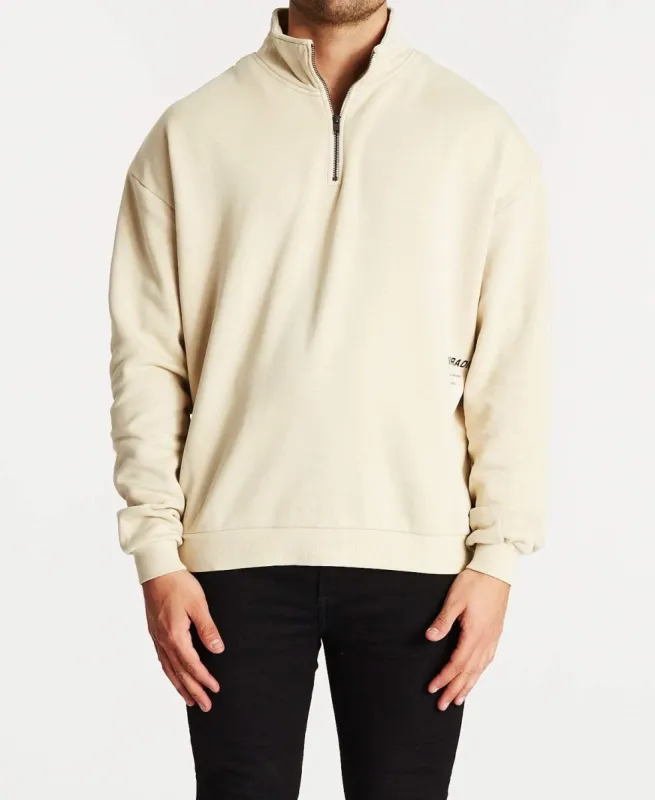 Freedom Pull Over Jumper Pigment Oatmeal sold by Neverland