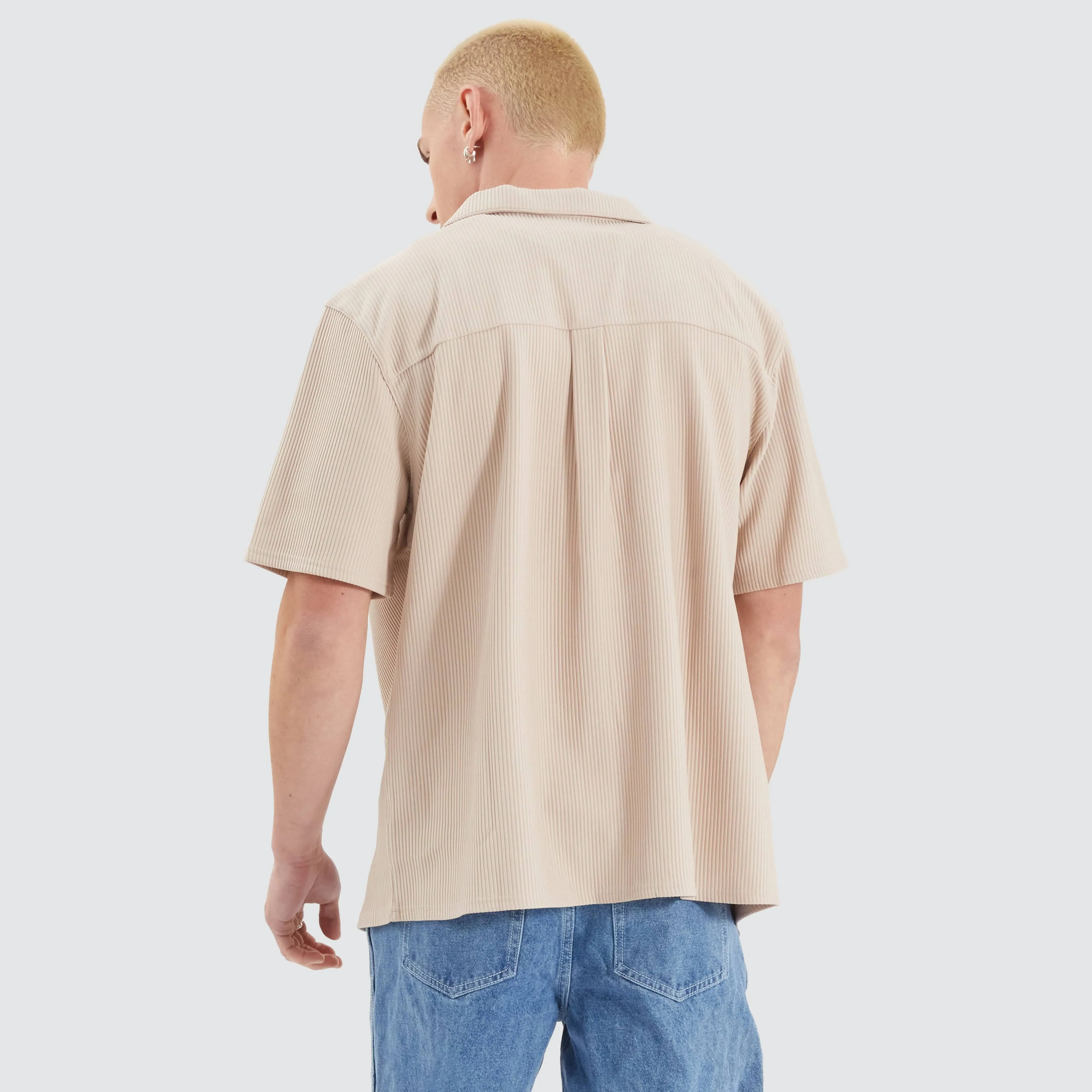 Baroque Cropped Resort Shirt Sand sold by Neverland product image thumbnail 5