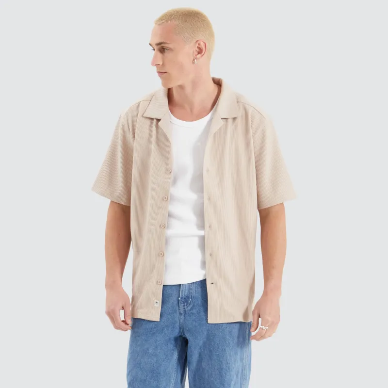 Baroque Cropped Resort Shirt Sand sold by Neverland