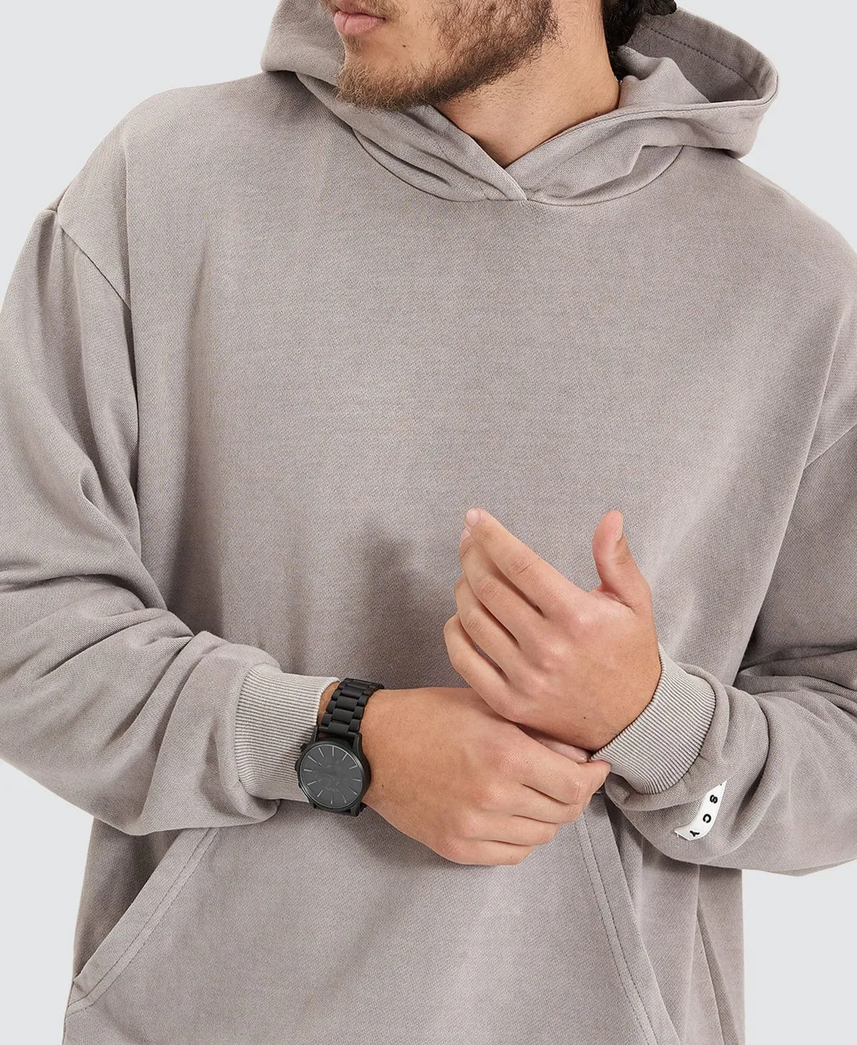 Essentials Pigment Gull Grey Hoodie sold by Neverland product image thumbnail 2