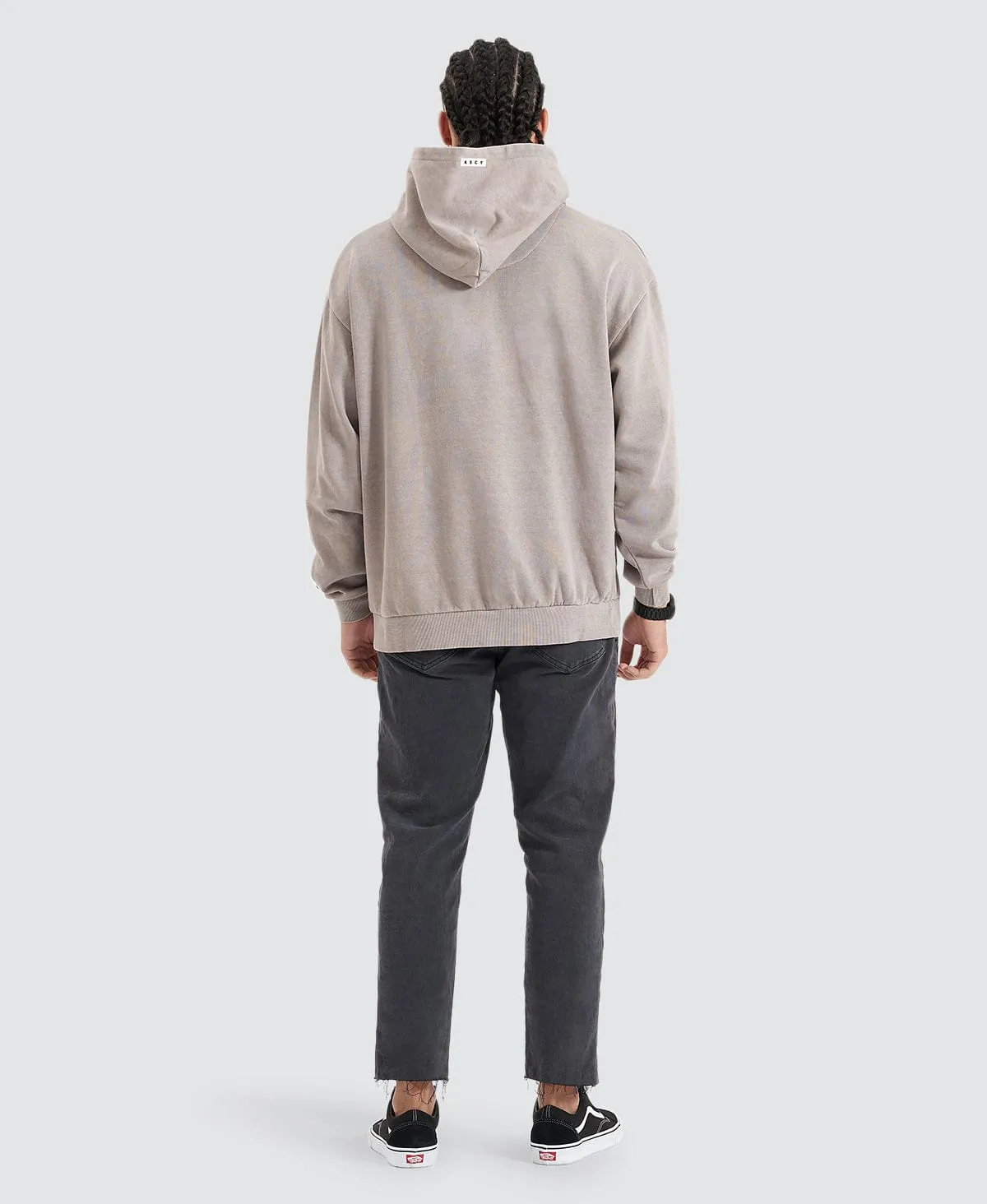 Essentials Pigment Gull Grey Hoodie sold by Neverland product image thumbnail 5