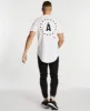 Republique Dual Curved T-Shirt White sold by Neverland
