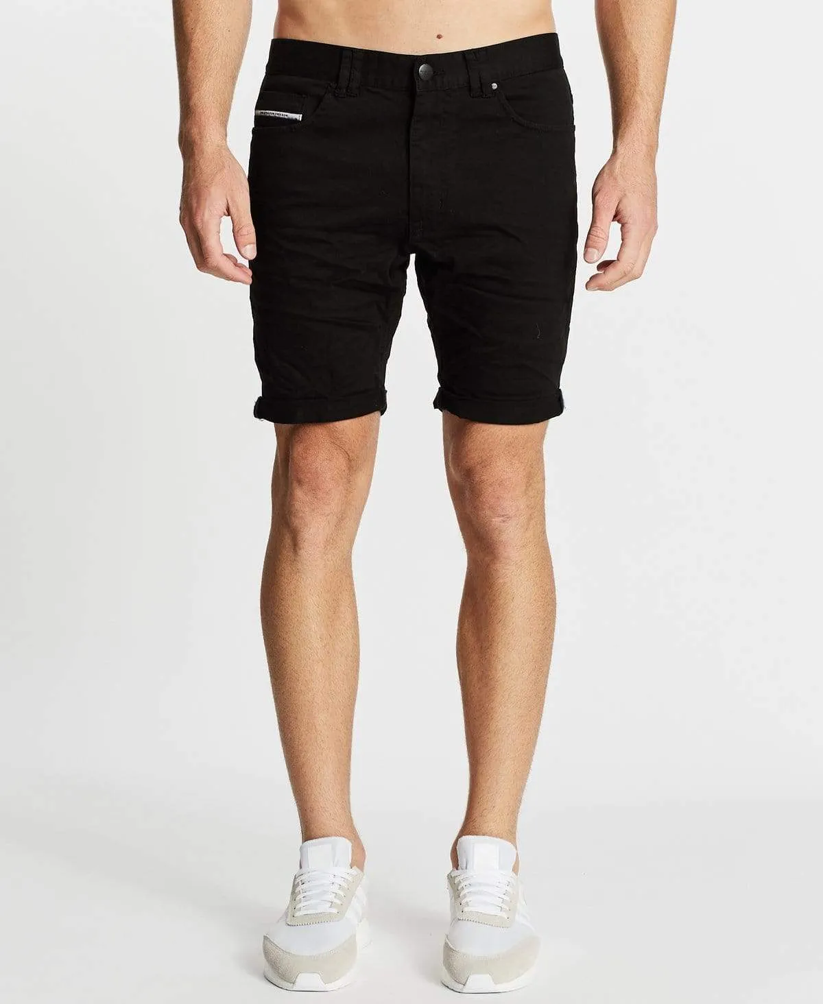 Turner Denim Short Jet Black sold by Neverland