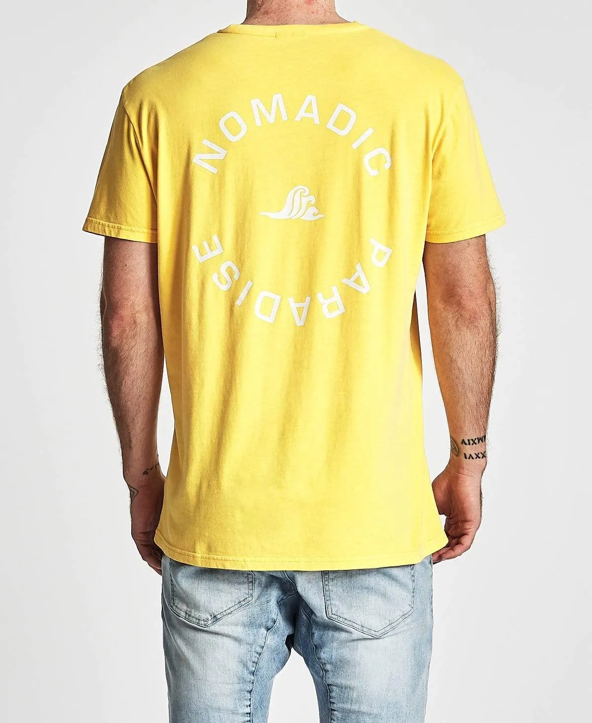 Maui Relaxed Fit T-Shirt Lemon Drop sold by Neverland