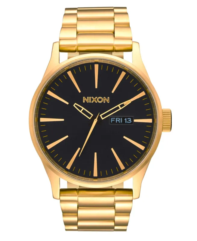 Sentry Stainless Steel Watch All Gold/Black Gold sold by Neverland