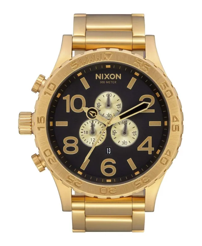 51-30 Chrono Watch All Gold/Black sold by Neverland