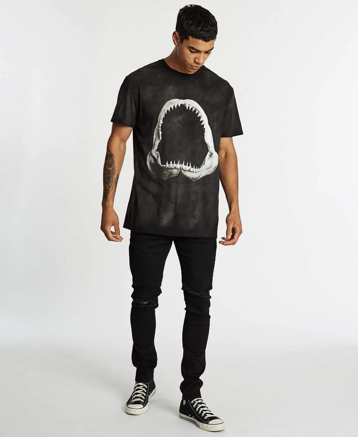Underneath Relaxed Fit T-Shirt Metal Black sold by Neverland product image thumbnail 4