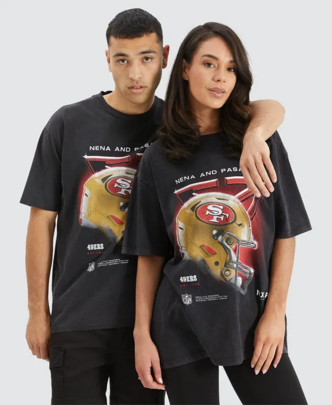 San Francisco Box Fit T-Shirt Mineral Black sold by Neverland