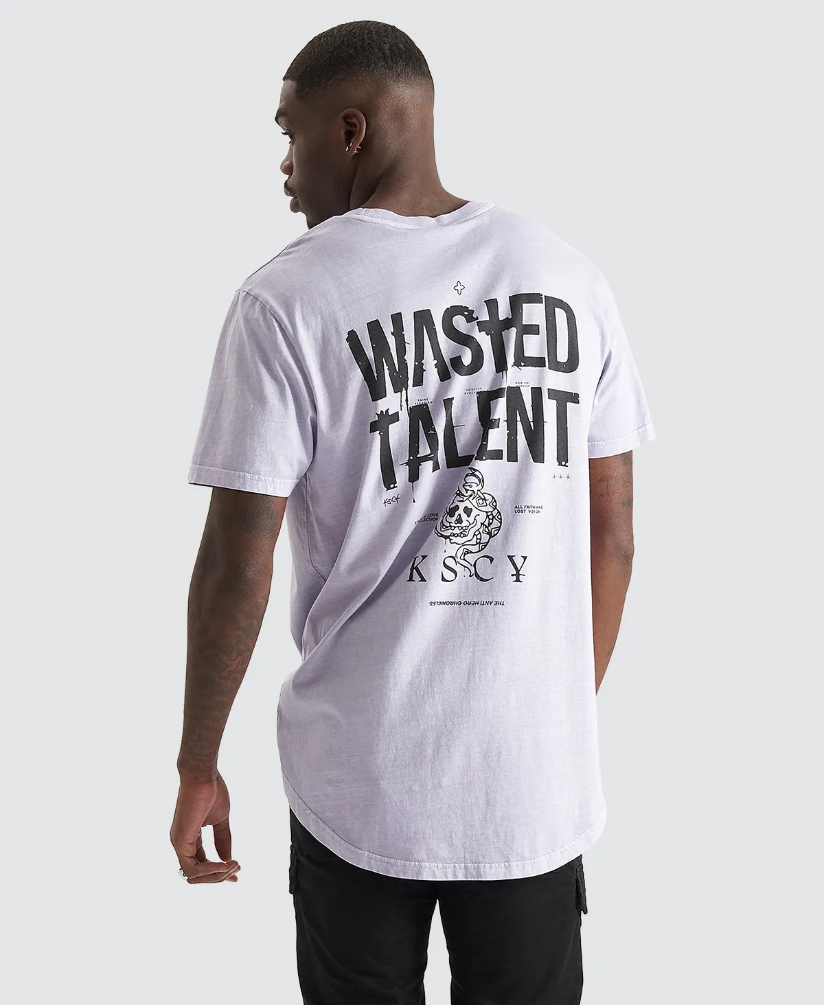 Hades Dual Curved T-Shirt Pigment Cosmic Sky sold by Neverland product image thumbnail 3