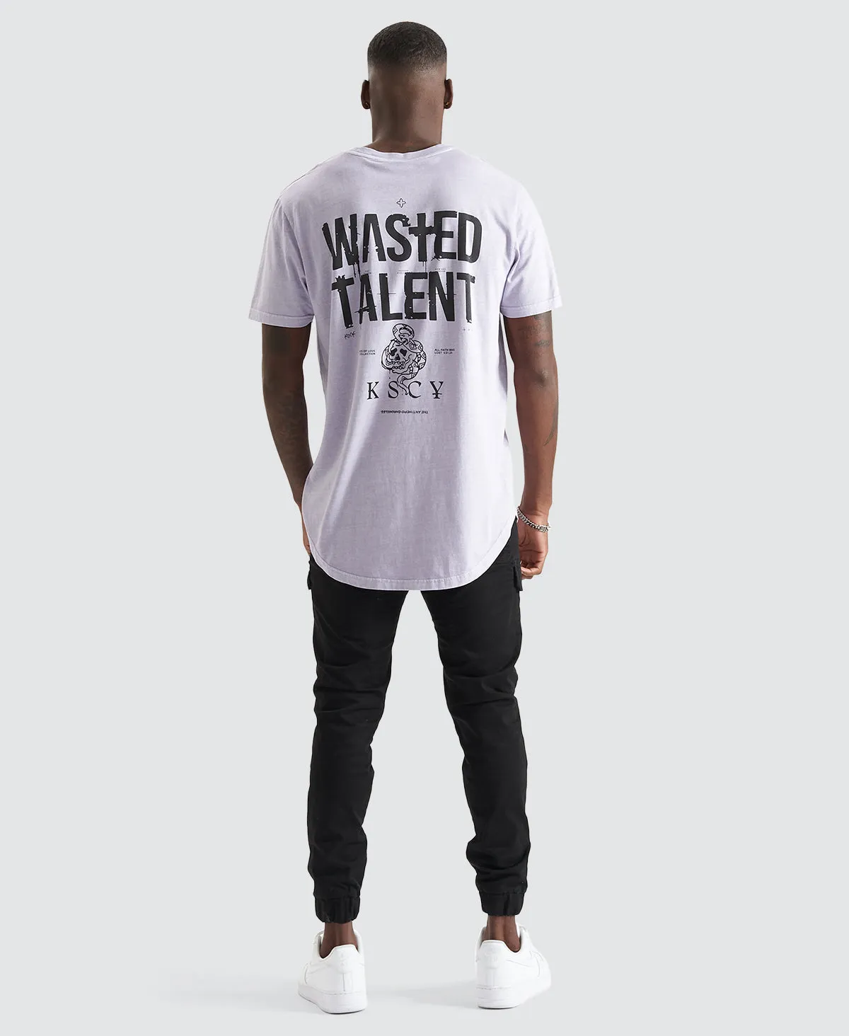 Hades Dual Curved T-Shirt Pigment Cosmic Sky sold by Neverland product image thumbnail 5