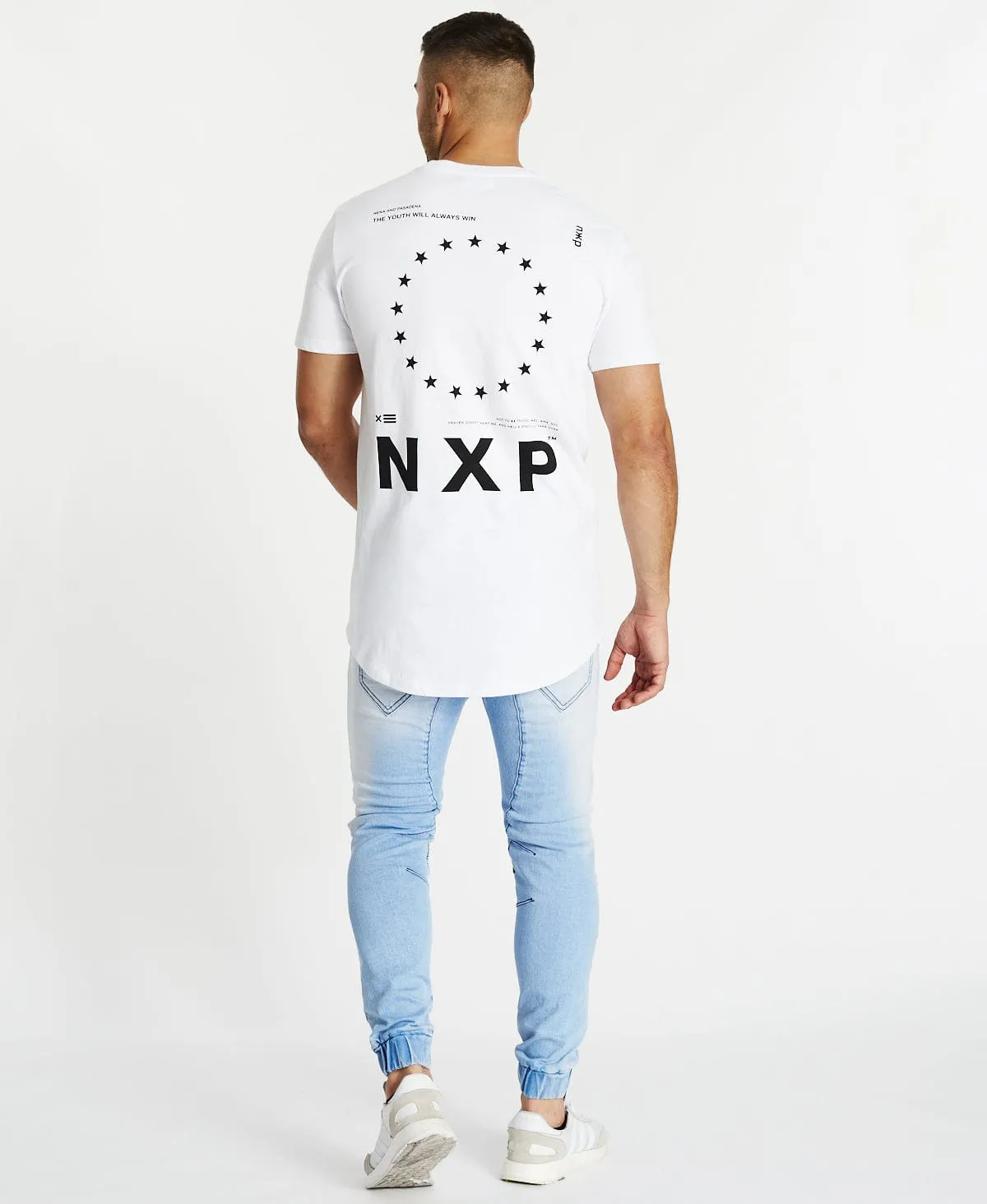 Inhibited Cape Back T-Shirt White sold by Neverland product image thumbnail 5