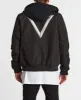 Omega Hooded Bomber Jacket Jet Black sold by Neverland