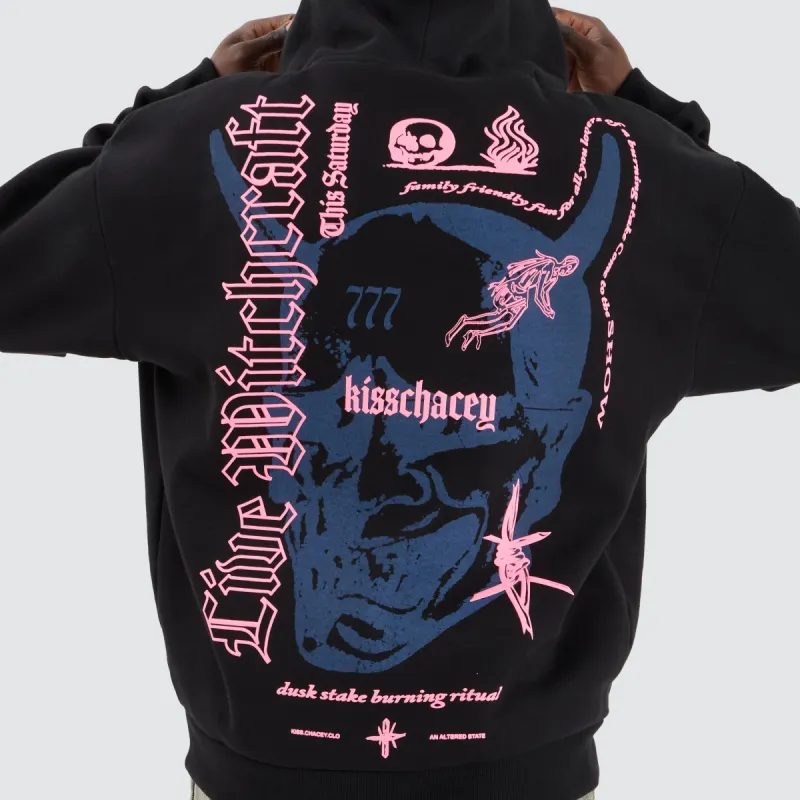 Witchcraft Heavy Oversized Hoodie Jet Black sold by Neverland