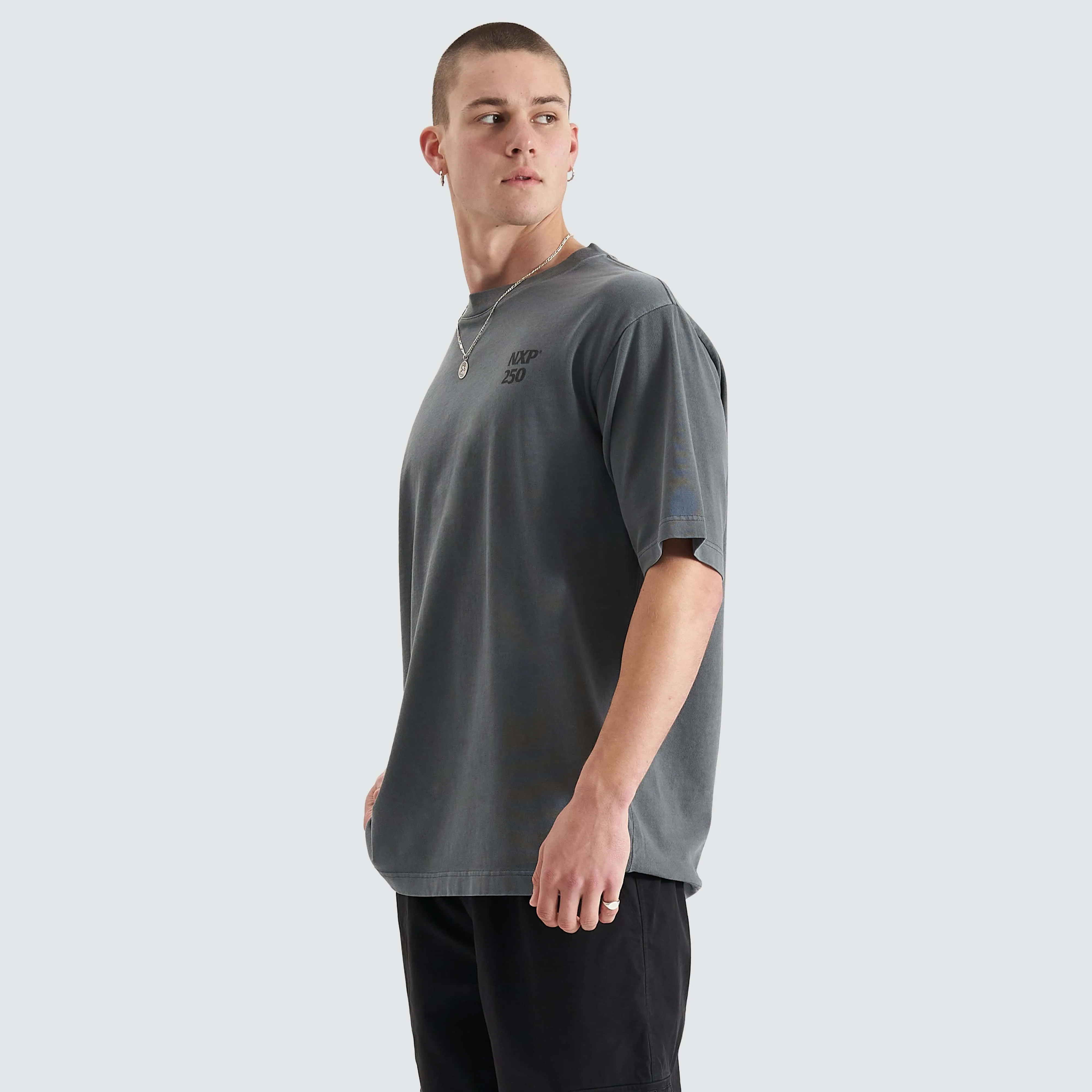 Core Line Heavy Oversized Tee Pigment Charcoal sold by Neverland product image thumbnail 2