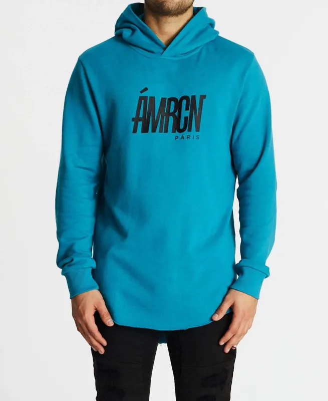 Delir Dual Curved Hoodie Pagoda Blue sold by Neverland