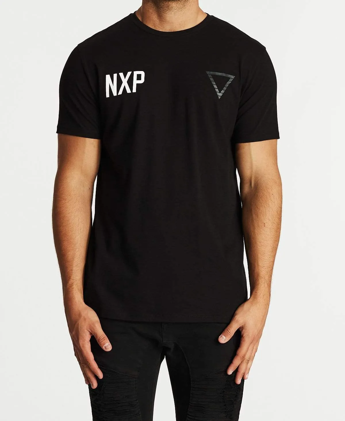 Dominate Cape Back T-Shirt Jet Black sold by Neverland product image thumbnail 2