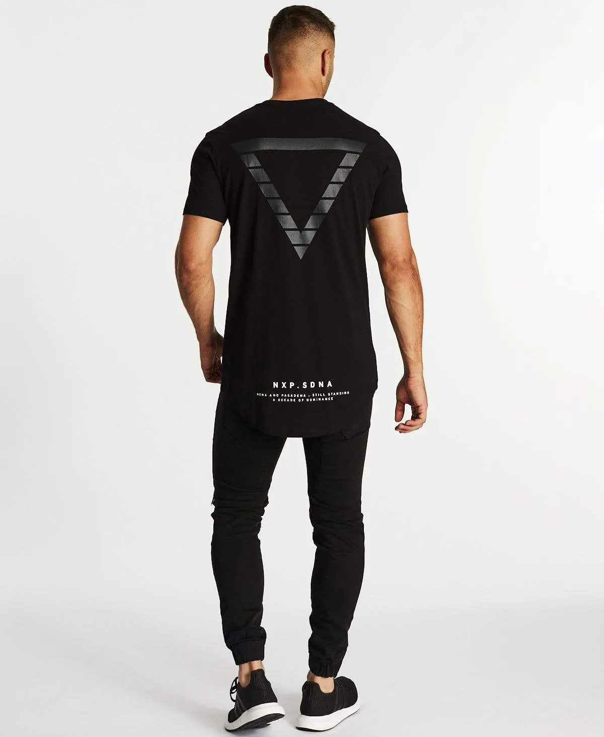 Dominate Cape Back T-Shirt Jet Black sold by Neverland product image thumbnail 5