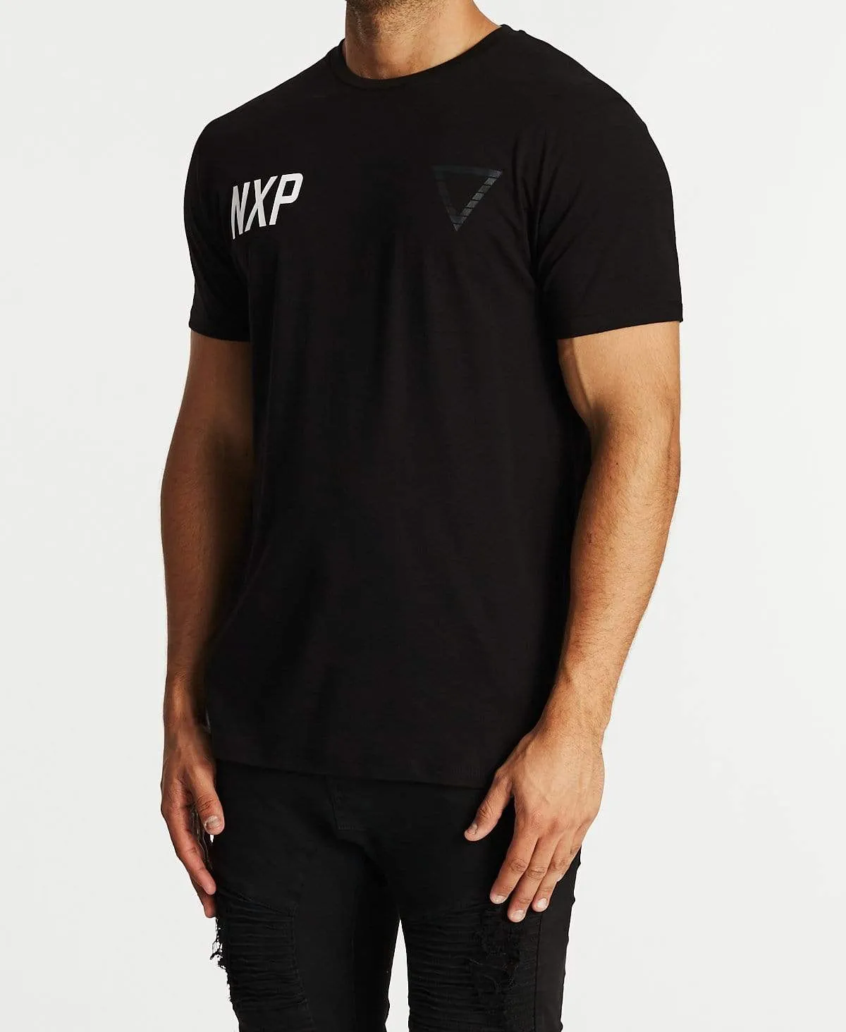 Dominate Cape Back T-Shirt Jet Black sold by Neverland product image thumbnail 3