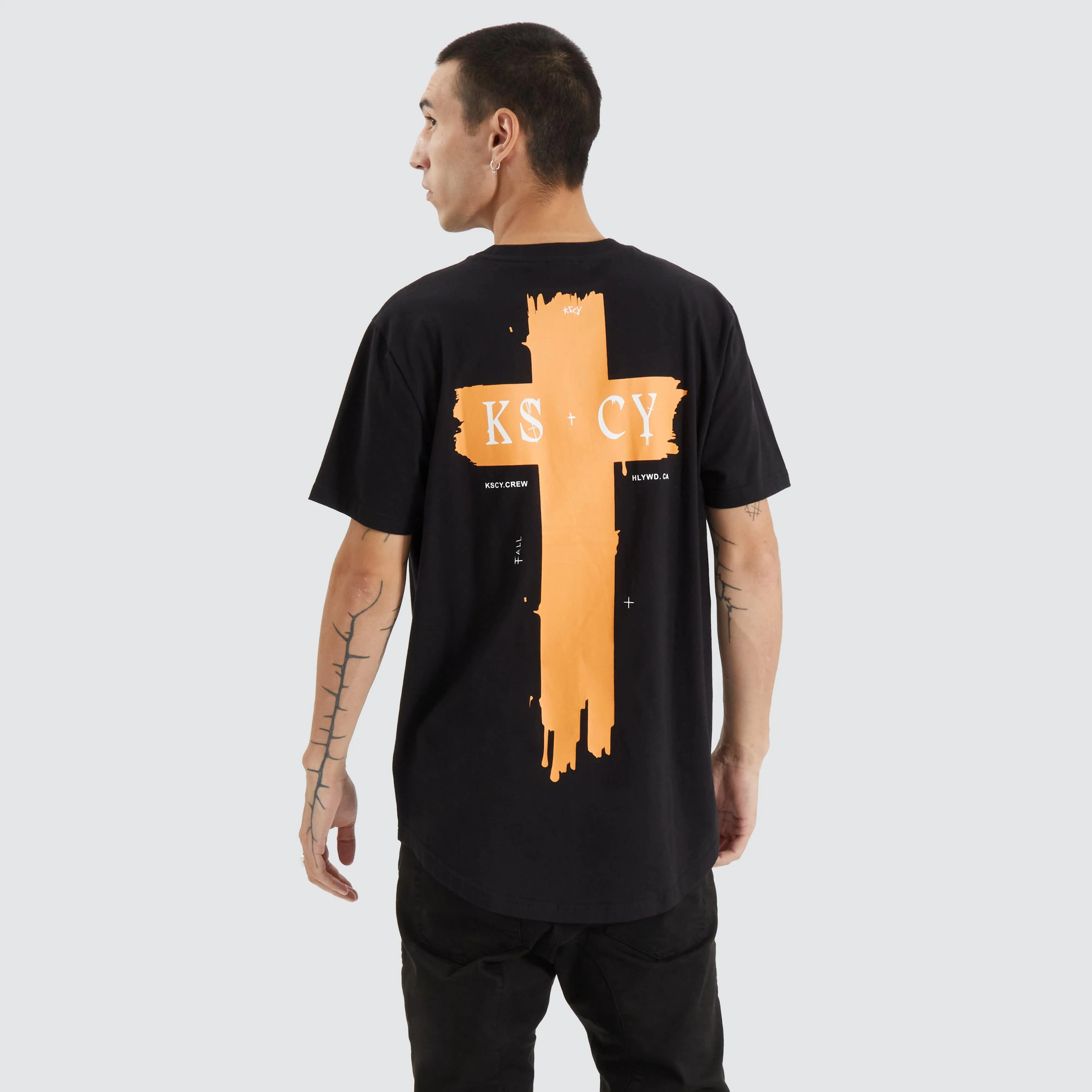 Leadville Dual Curved Tee Jet Black sold by Neverland