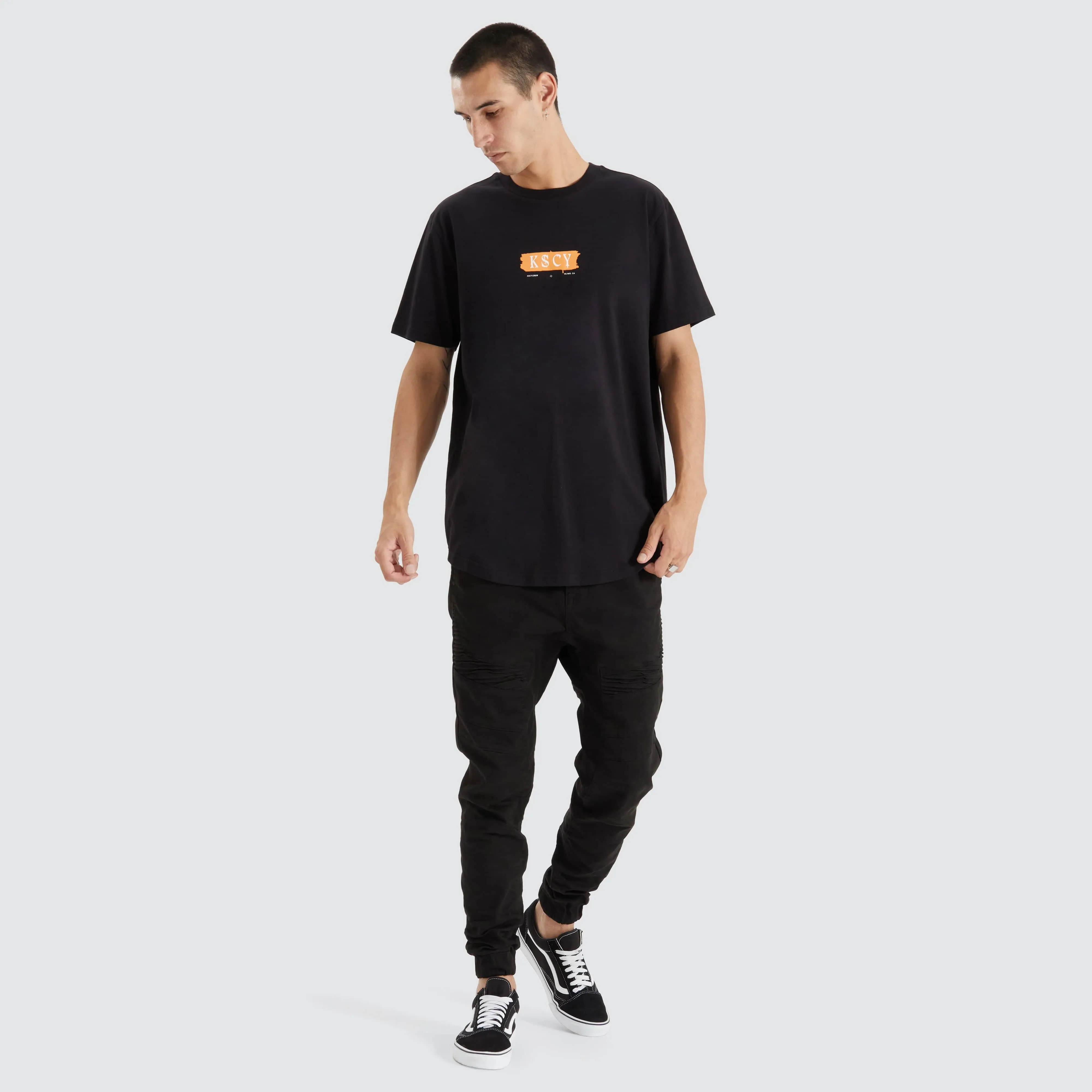 Leadville Dual Curved Tee Jet Black sold by Neverland product image thumbnail 4