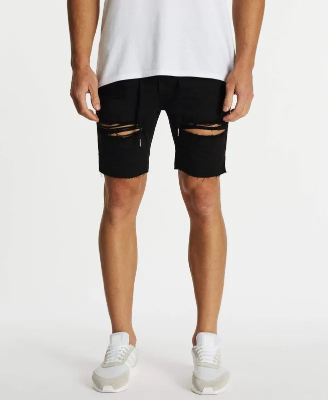 Hartford Shorts Washed Black sold by Neverland