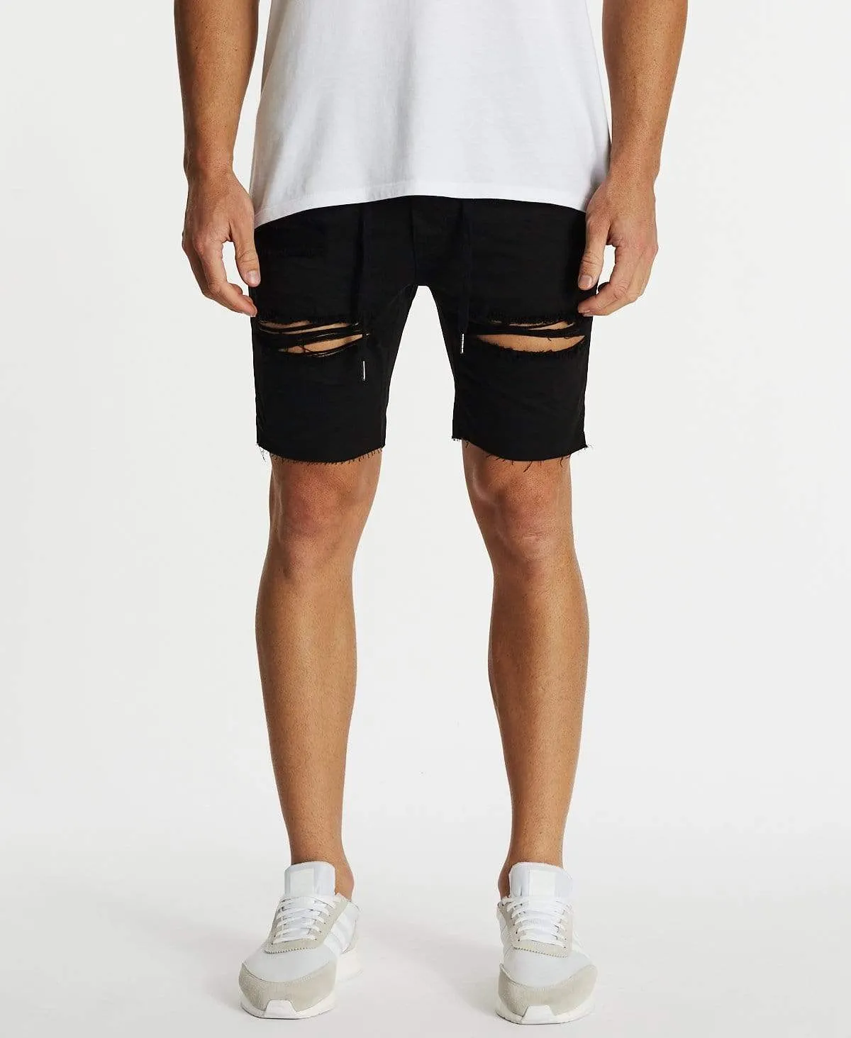 Hartford Shorts Washed Black sold by Neverland