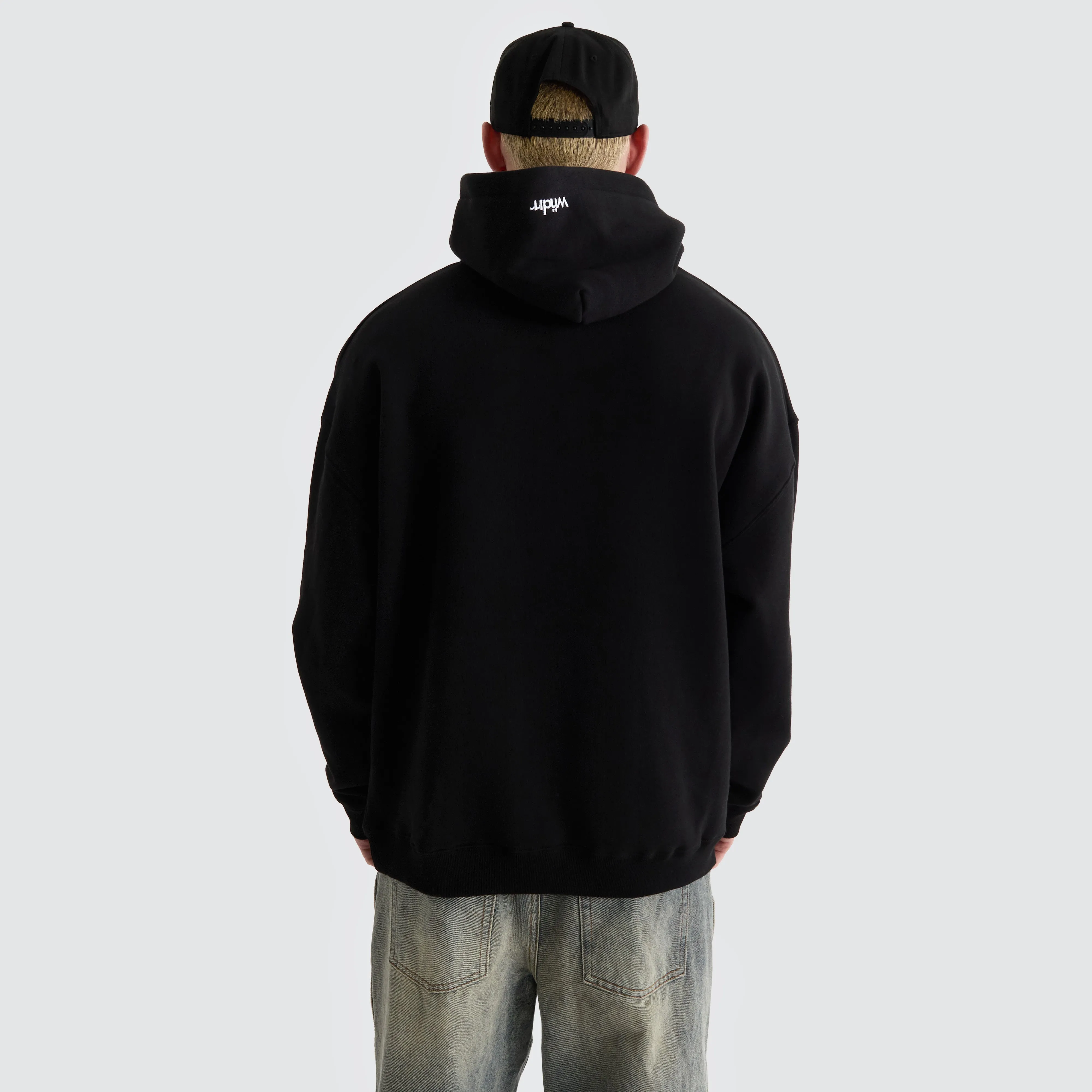 Tone Hood Sweat Black sold by Neverland product image thumbnail 5